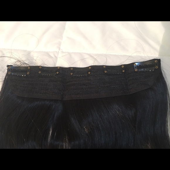 Hair extensions 24 long inches Black ombré