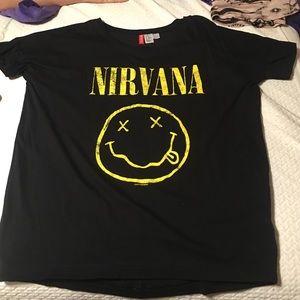 nirvana tshirt