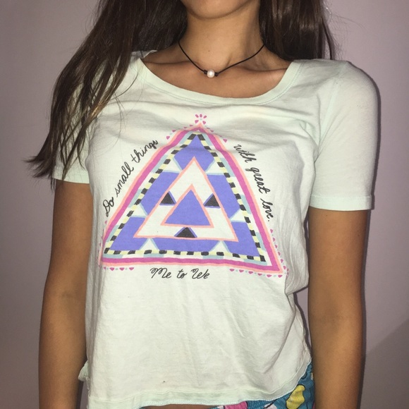 Mint green shirt