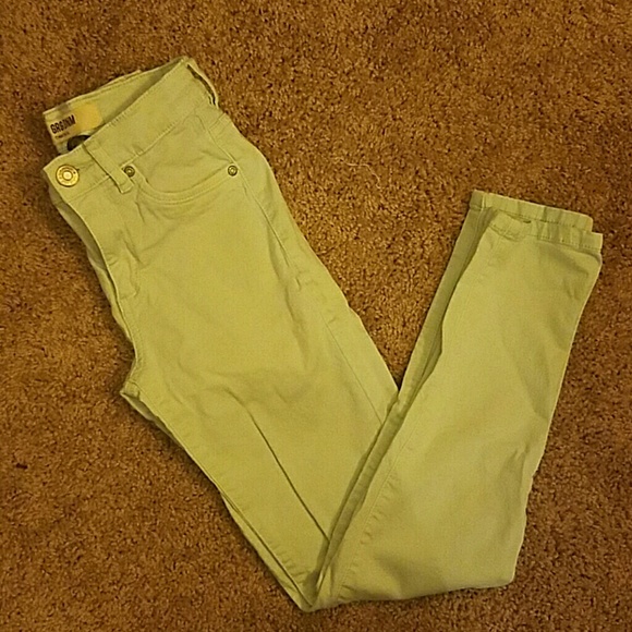 Mint ankle, retro high waist denim