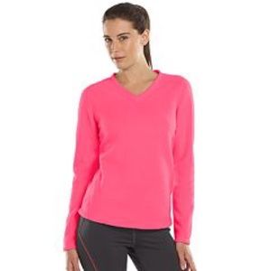 HPXL TEK GEAR V-NECK MICRO-FLEECE PULLOVER TOP HPXL TEK GEAR V-NECK MICRO-FLEECE PULLOVER TOP