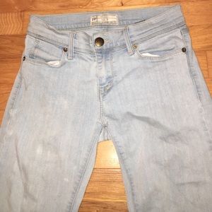 Free people light wash jeans
