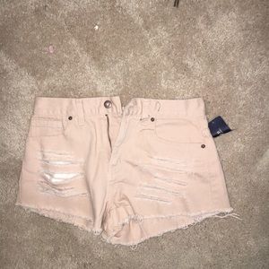 Tan/peach shorts