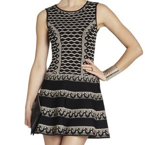 BCBG black jacquard dress / accepting offers!