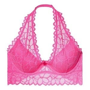 VS PINK HALTER BRALETTE nwot