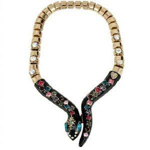 Betsey Johnson snake necklace