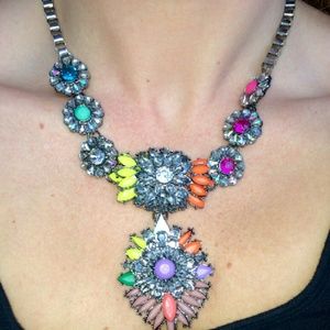 Multi color statement necklace no longer for sale