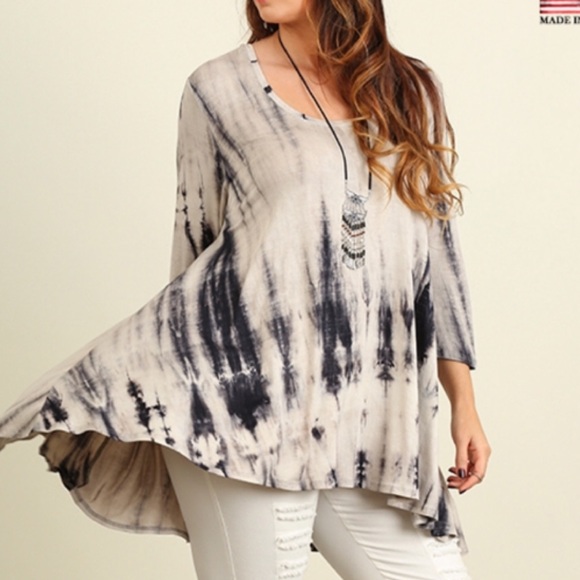 TIE DYE PRINT TUNIC - Picture 2 of 4