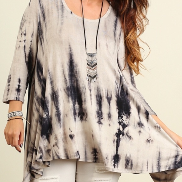 TIE DYE PRINT TUNIC - Picture 3 of 4