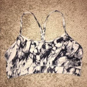 LULULEMON Flow Y bra in tie dye