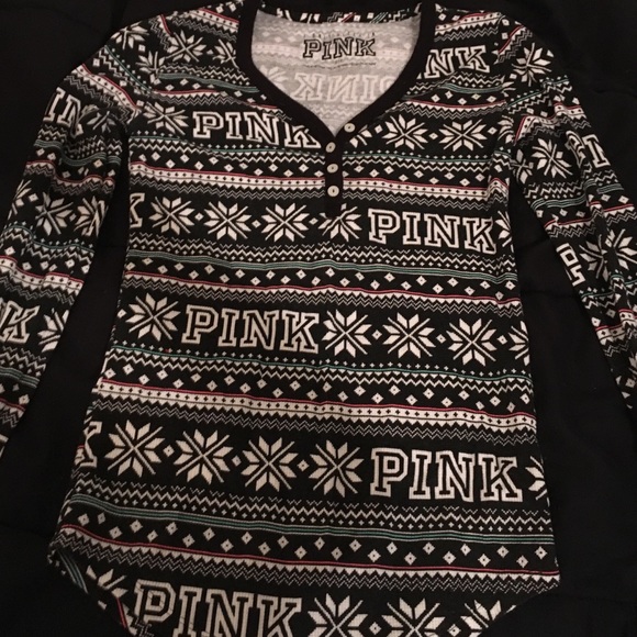 Victoria's Secret Winter Pajama Shirt