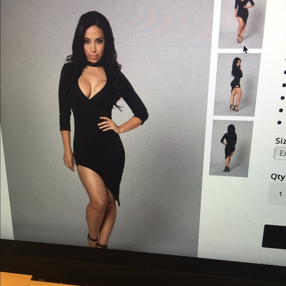 Little black dress.