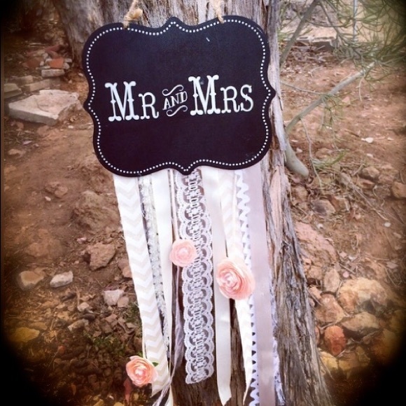 Wedding sign -- pick your color scheme !!
