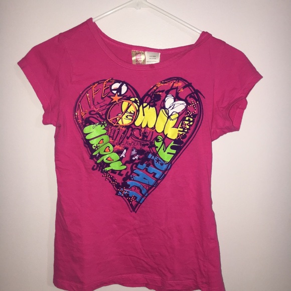 Pink graffiti shirt - Picture 4 of 4