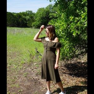 Pre-loved Charlotte Rose Off-Shoulder Dress