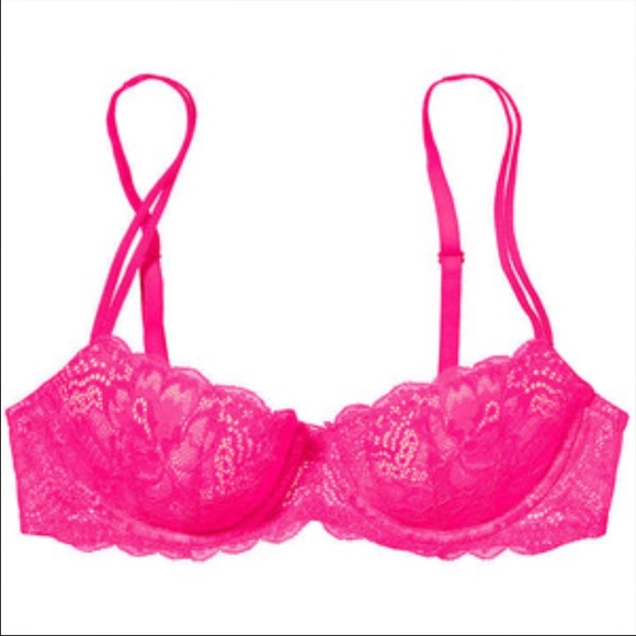Hot pink date bra from Victoria Secret