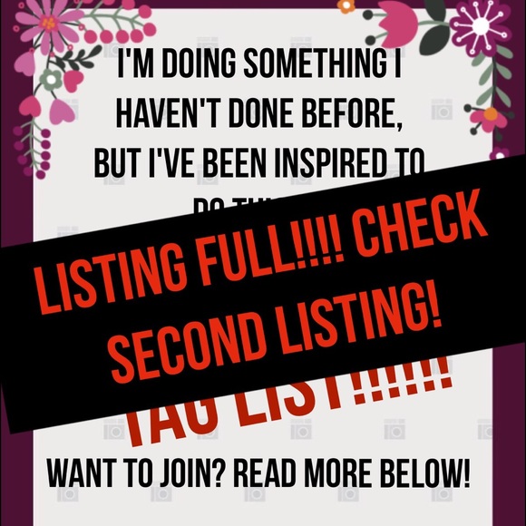 Tag list!!!!!! 🎉Here's your invite to join!