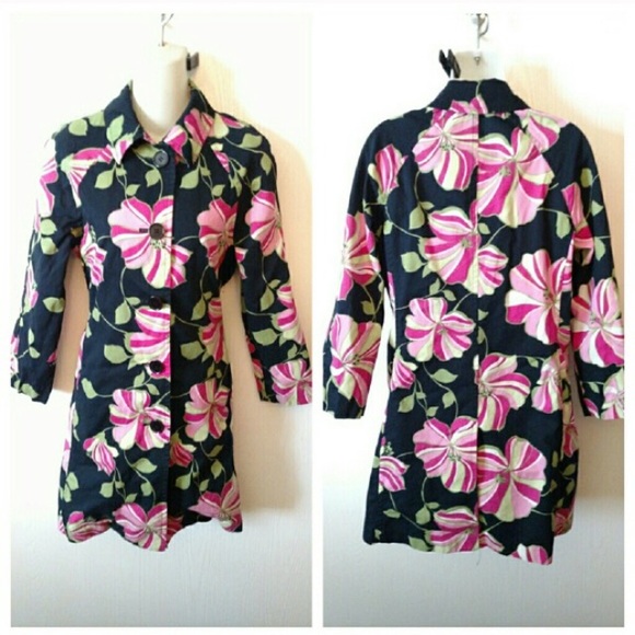Spring Floral Coat - Picture 2 of 2