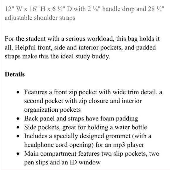 ❌SOLD OUT!❌ Disney Mickey Campus Backpack - Picture 3 of 4