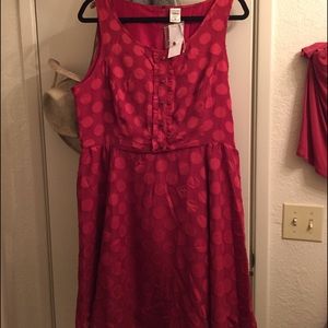 Lauren Conrad Disney Red Polkadot Dress