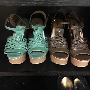 Both wedges Sz w6.5! Great for summer! Never worn!