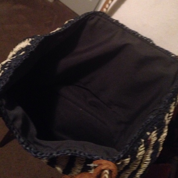 Large multi colored paper tote - Picture 3 of 4