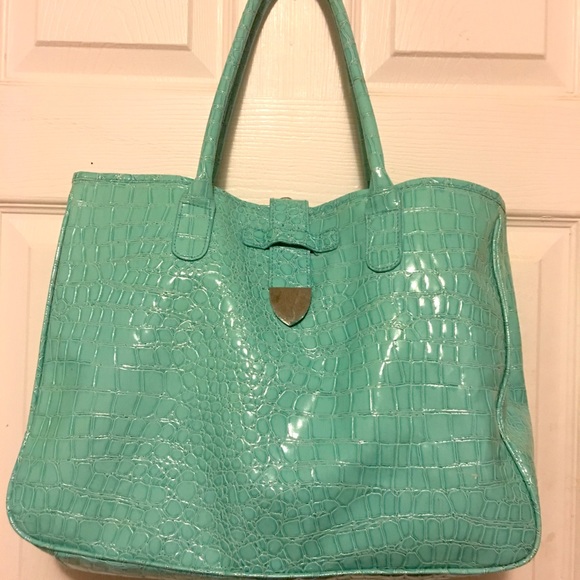 Teal handbag - Picture 1 of 2