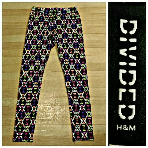 H&M Pants - Cute Multicolored Leggings H&M Pants - Cute Multicolored Leggings
