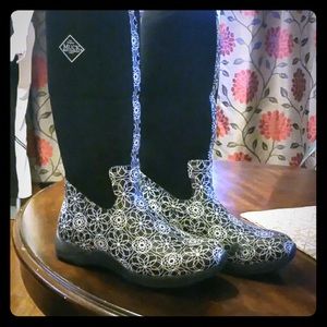 Muck Boots. Great for outside chores, Waterproof