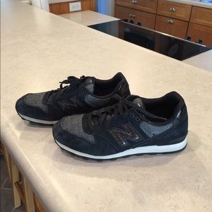 Women's New Balance-Navy Blue & Tweed