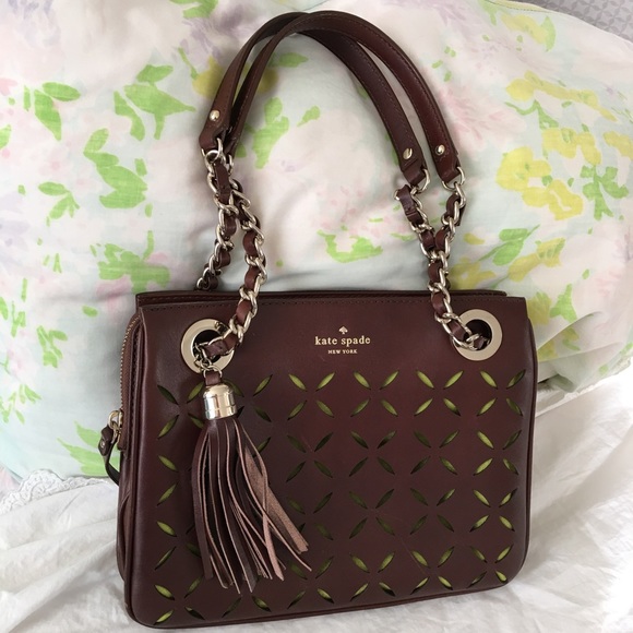 Kate Spade Rare Perforated Shoulder Handbag