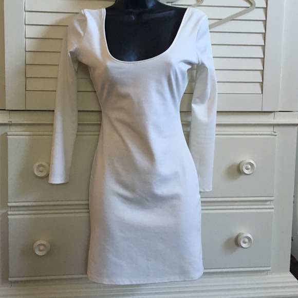 Nasty gal body con dress with low back