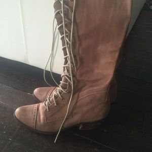 Free People Joe lace up boot... Gently worn...