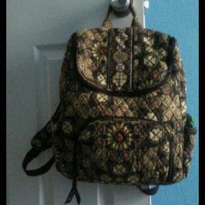 Vera Bradley Canyon backpack with lanyard