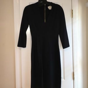 Kate Spade size 4 v-neck black dress