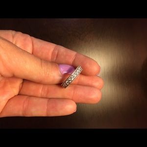 Cubic Zirconia infinity band.