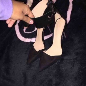 Zara ankle strap heels