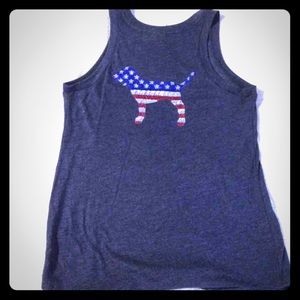 Victoria secret PINK bling dog tank