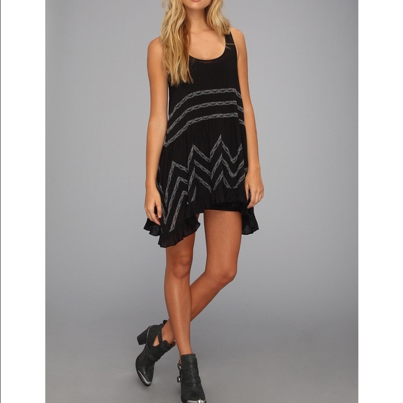Free People Lace Trapeze Dress