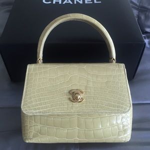 Chanel alligator bag