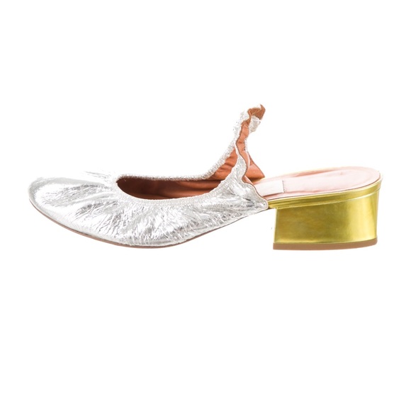 FINAL PRICE Lanvin Size 41 Silver Shoes