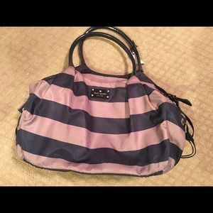 Kate Spade Stevie Diaper Bag in Cambridge Stripe