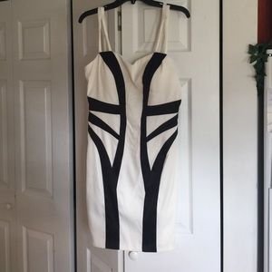 Xoxo white with black dress; final