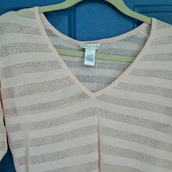 Cache  V neck sweater