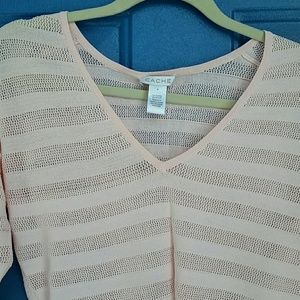 Cache  V neck sweater