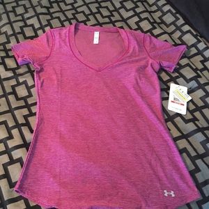 Under Armour heat gear fitted work out top