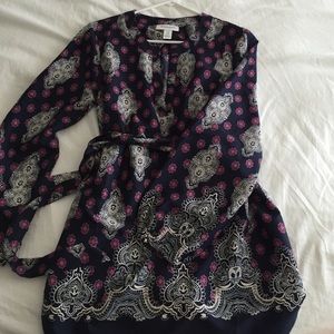 Motherhood maternity tunic blouse size M