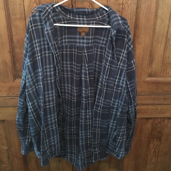Pac Sun Oversized Plaid Shirt