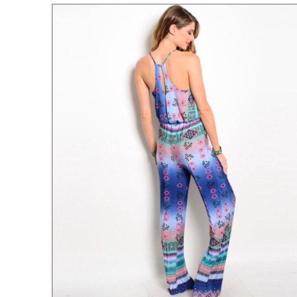 Clearance! palazzo pant Jump Suit - Picture 2 of 4