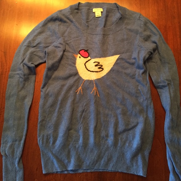 JCrew Wool French Hen Sweater size XS